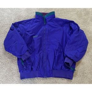 Columbia Jacket Women’s Large Purple Vintage Fleece Radial Sleeve Ski Winter